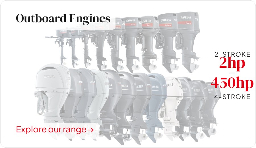 Outboard Engines — 2-Stroke 2hp to 450hp 4-Stroke